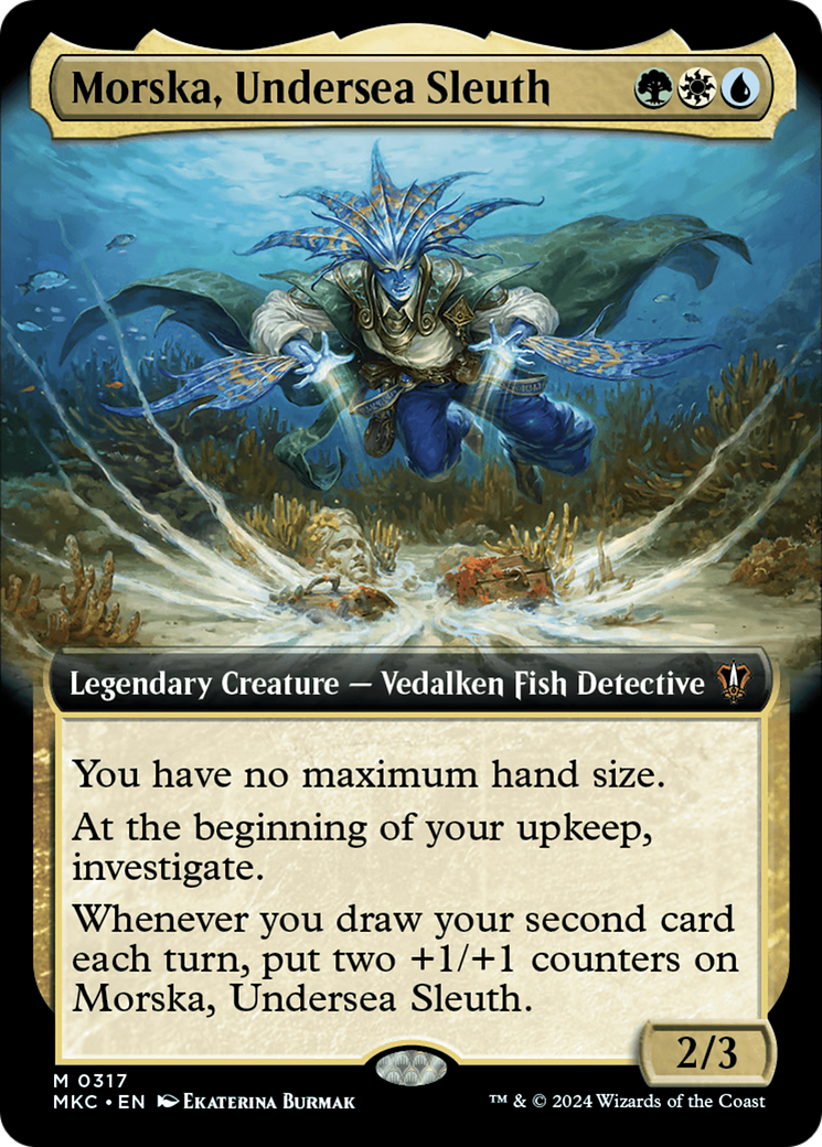 Morska, Undersea Sleuth (Extended Art) [Murders at Karlov Manor Commander] | Good Games Cannington
