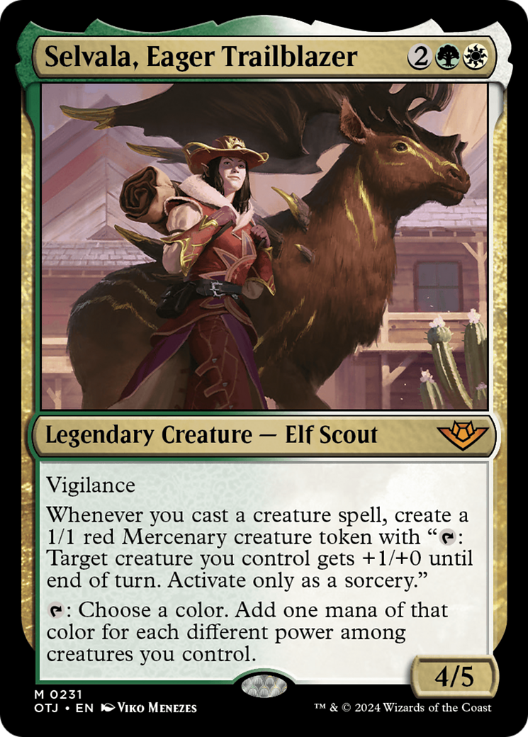 Selvala, Eager Trailblazer [Outlaws of Thunder Junction] | Good Games Cannington