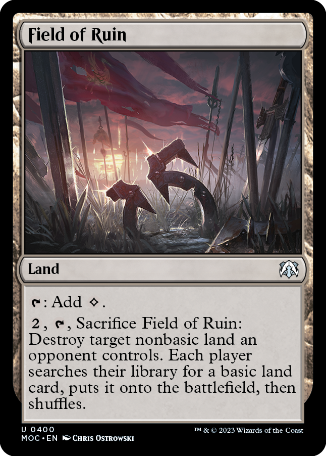 Field of Ruin [March of the Machine Commander] | Good Games Cannington