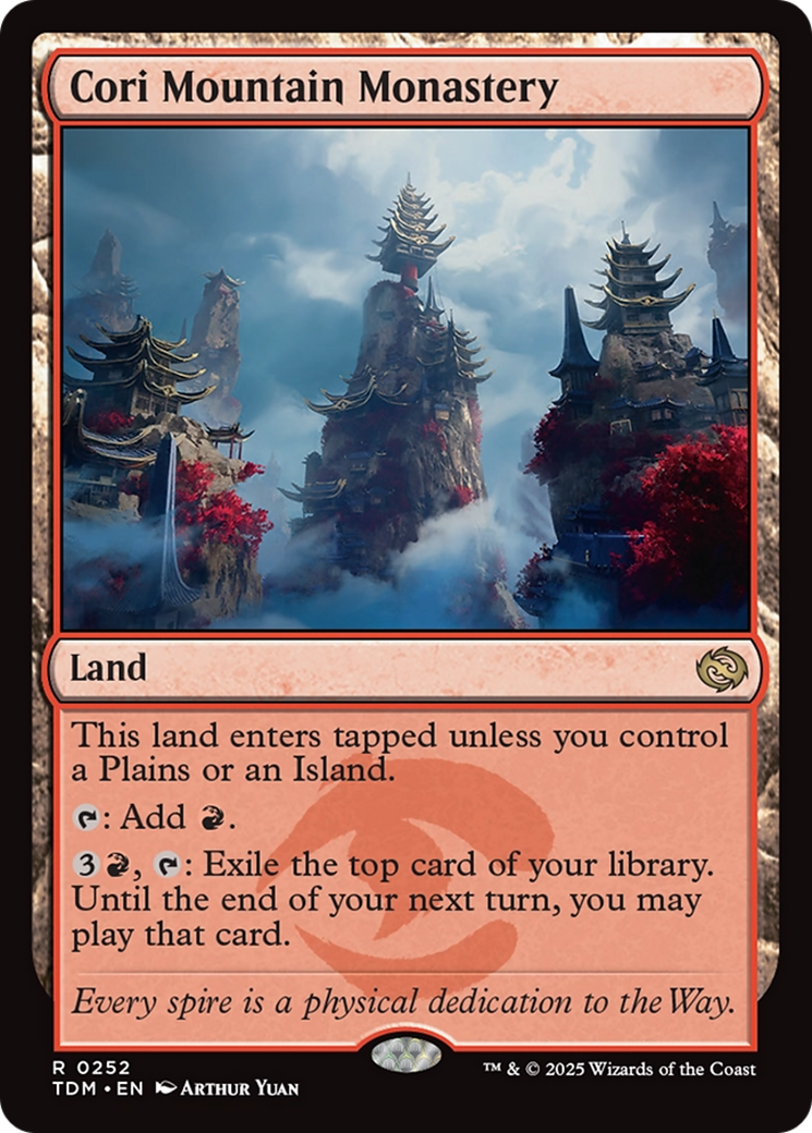 Cori Mountain Monastery [Tarkir: Dragonstorm] | Good Games Cannington