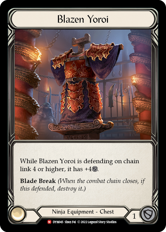 Blazen Yoroi [DYN045] (Dynasty) | Good Games Cannington