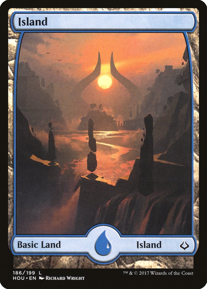 Island (186) [Hour of Devastation] | Good Games Cannington