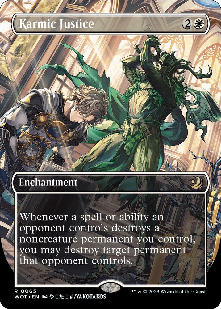 Karmic Justice Anime Borderless 65 (Wilds of Eldraine: Enchanting Tales)  | Good Games Cannington