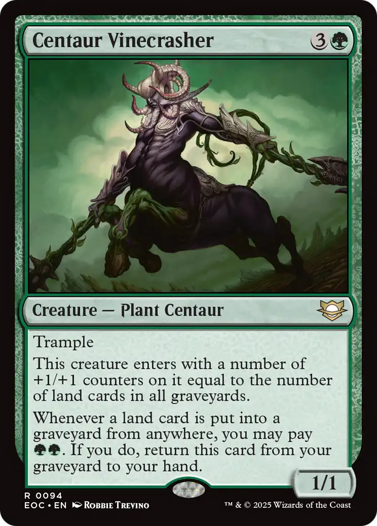 Centaur Vinecrasher [Edge of Eternities Commander] | Good Games Cannington