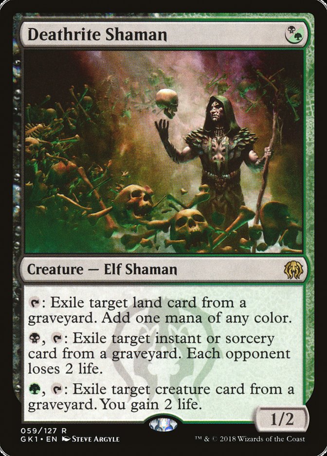 Deathrite Shaman [Guilds of Ravnica Guild Kit] | Good Games Cannington