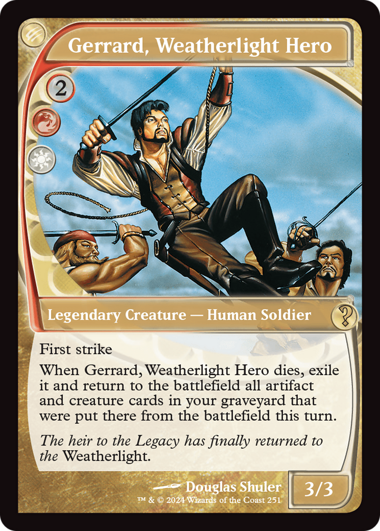 Gerrard, Weatherlight Hero (Future Sight) [Mystery Booster 2] | Good Games Cannington