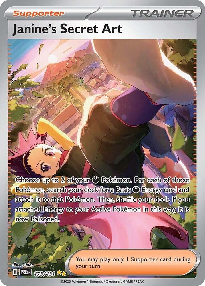 Janine's Secret Art (173/131) [Scarlet & Violet: Prismatic Evolutions] | Good Games Cannington