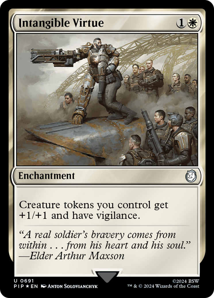 Intangible Virtue (Surge Foil) [Fallout] | Good Games Cannington