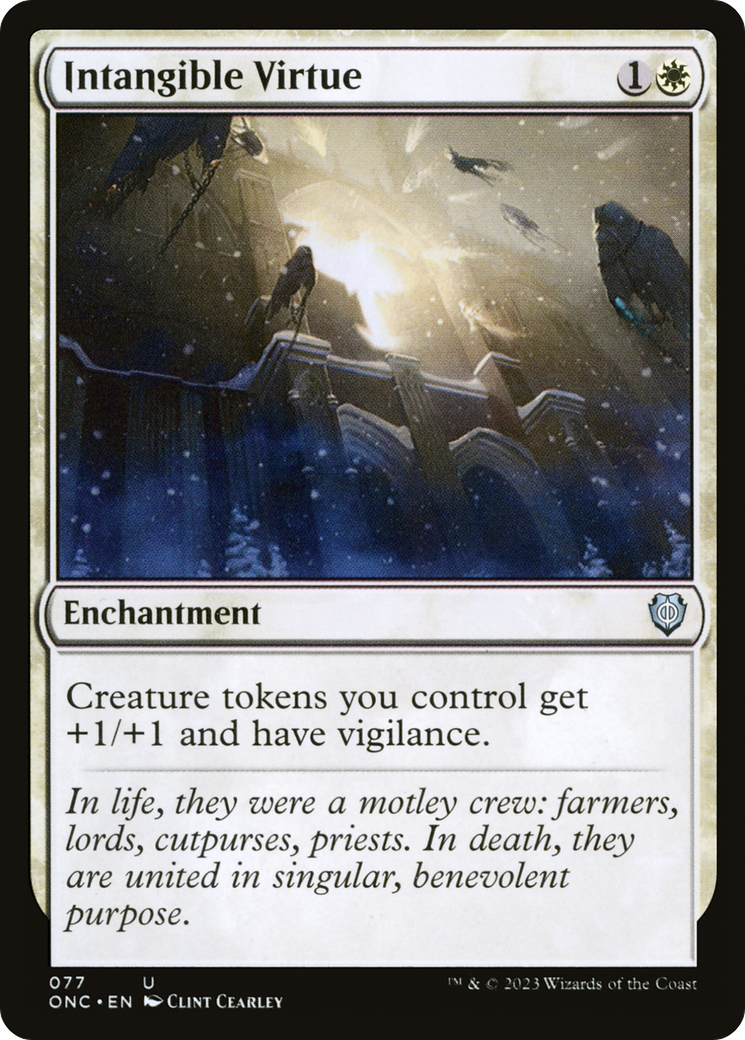 Intangible Virtue [Phyrexia: All Will Be One Commander] | Good Games Cannington