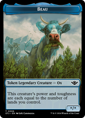 Beau // Plot Double-Sided Token [Outlaws of Thunder Junction Tokens] | Good Games Cannington
