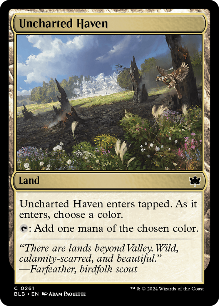 Uncharted Haven [Bloomburrow] | Good Games Cannington