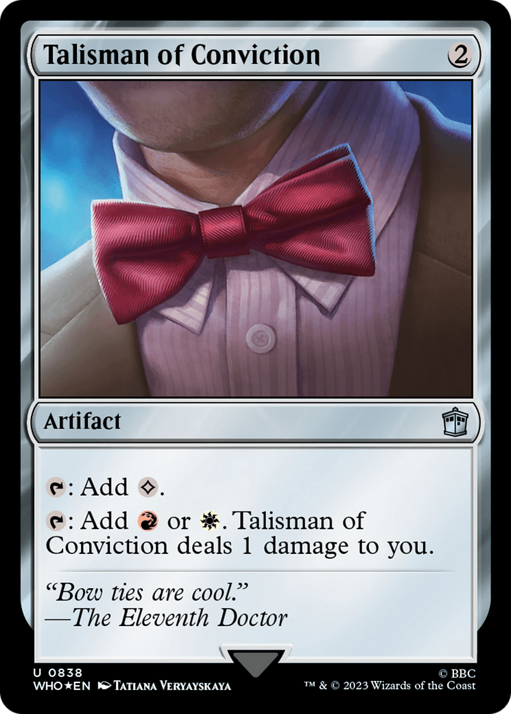 Talisman of Conviction (Surge Foil) [Doctor Who] | Good Games Cannington