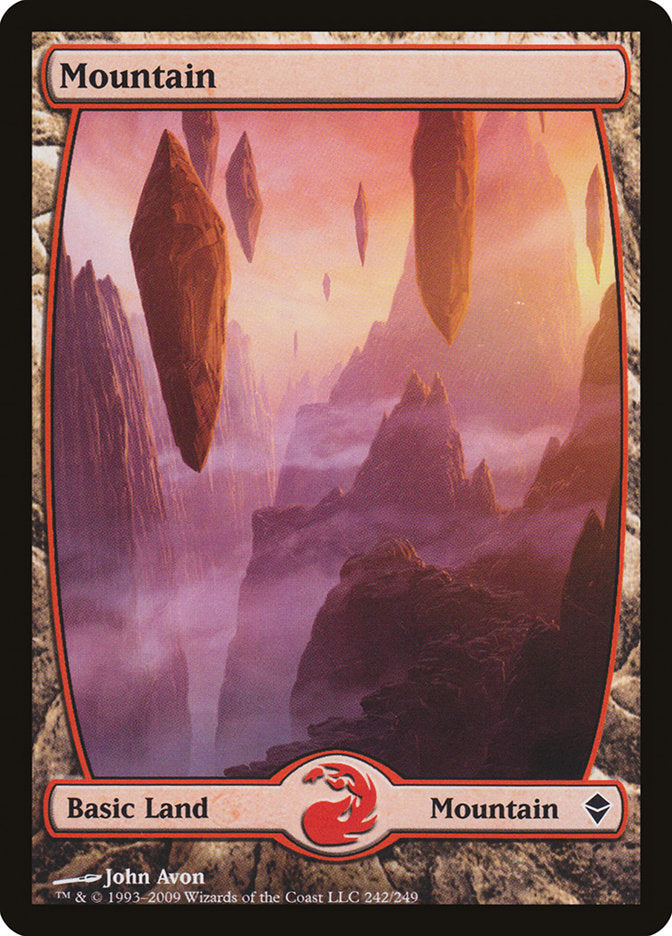 Mountain (242) [Zendikar] | Good Games Cannington