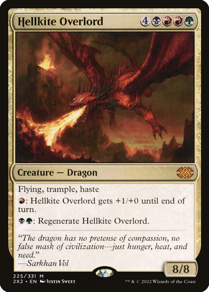 Hellkite Overlord 225 (Double Masters 2022)  | Good Games Cannington