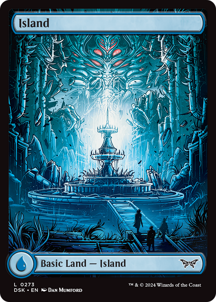 Island (273) - Full Art [Duskmourn: House of Horror] | Good Games Cannington