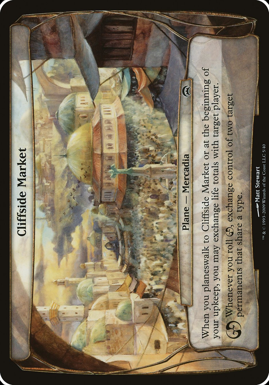 Cliffside Market (Planes) [Planechase Planes] | Good Games Cannington