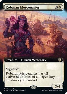 Robaran Mercenaries Extended Art 72 (Commander: Dominaria United)  | Good Games Cannington