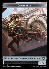 Treasure // Construct (0042) Double-Sided Token [Commander Masters Tokens] | Good Games Cannington