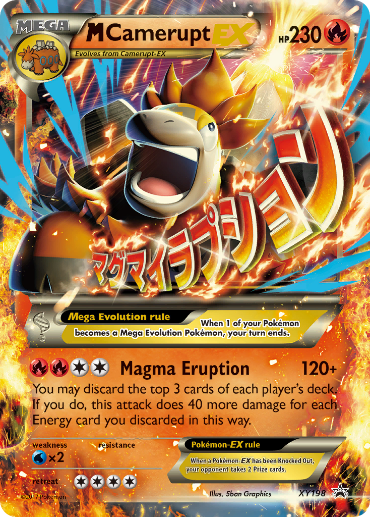 M Camerupt EX (XY198) [XY: Black Star Promos] | Good Games Cannington