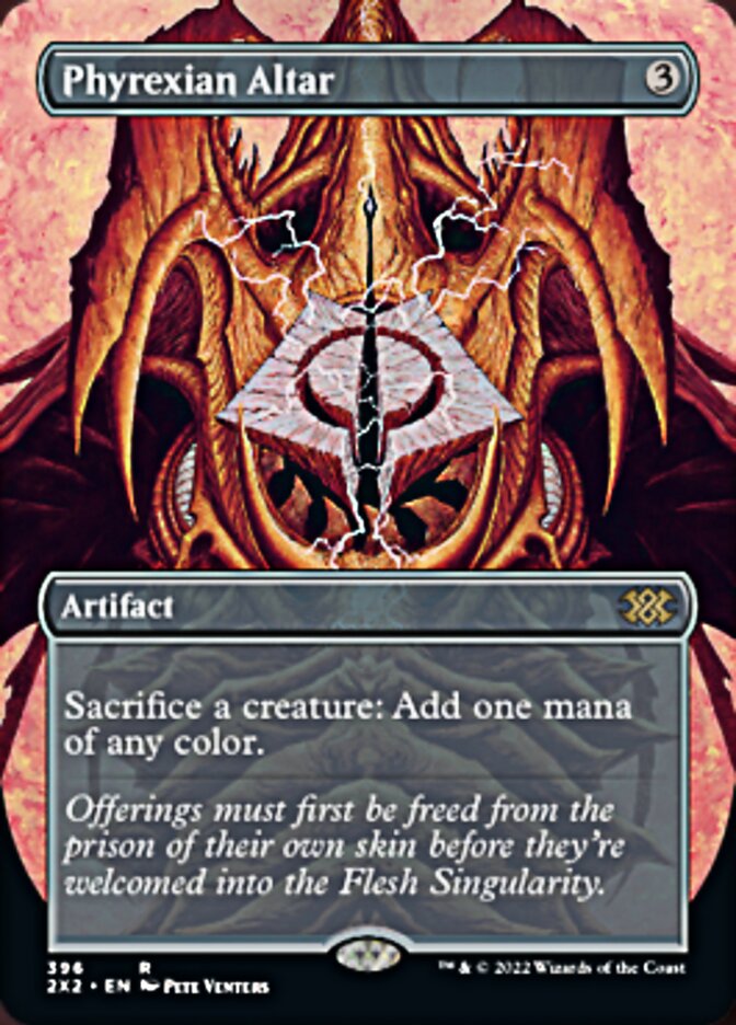 Phyrexian Altar (Borderless Alternate Art) [Double Masters 2022] | Good Games Cannington