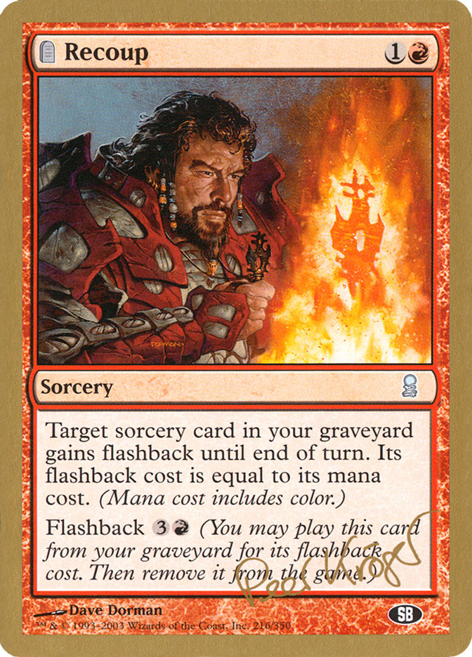 Recoup (Peer Kroger) (SB) [World Championship Decks 2003] | Good Games Cannington