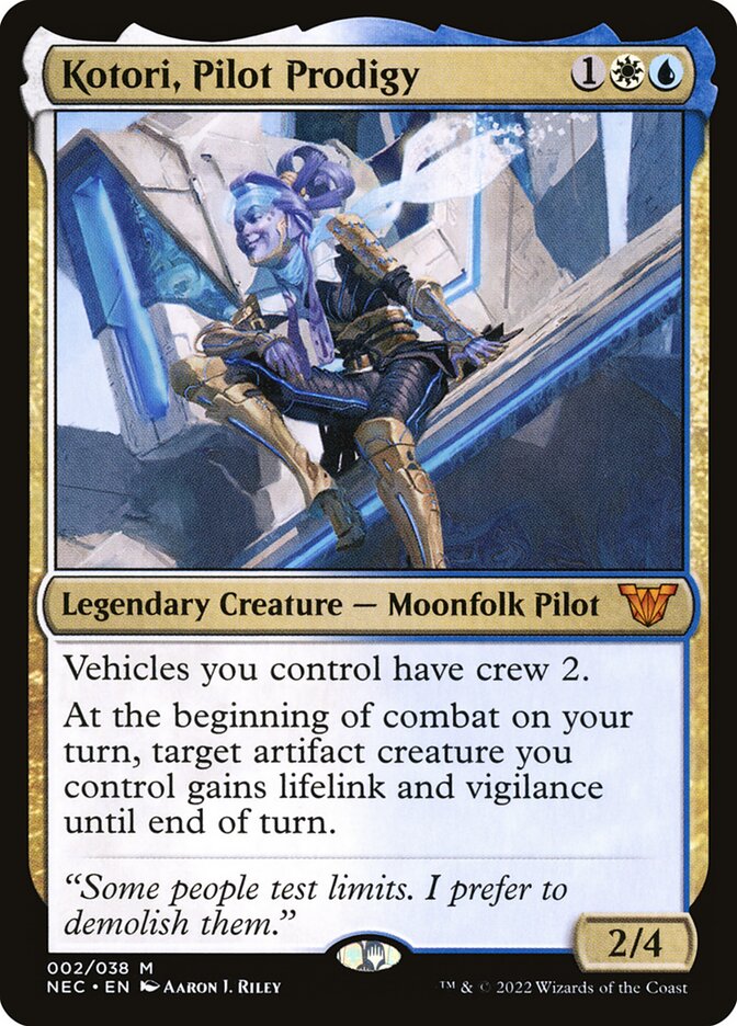 Kotori, Pilot Prodigy 2/38 (Commander: Kamigawa: Neon Dynasty)  - Foil | Good Games Cannington