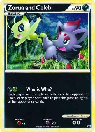 Zorua and Celebi (Jumbo Card) [Miscellaneous Cards] | Good Games Cannington