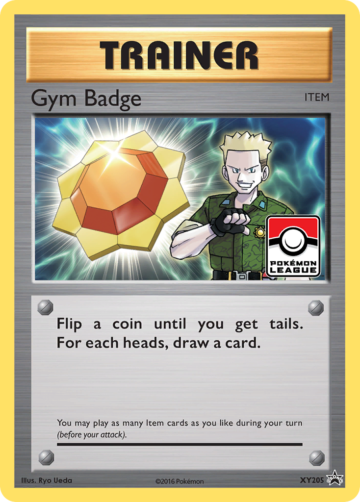 Gym Badge (XY205) (Lt. Surge) [XY: Black Star Promos] | Good Games Cannington