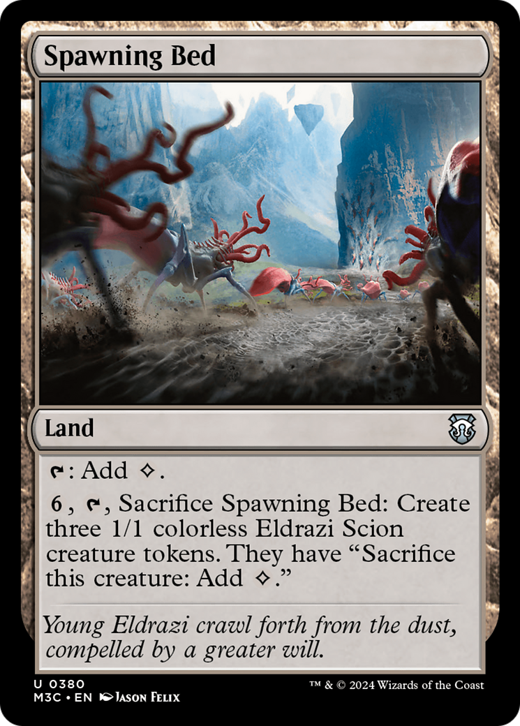 Spawning Bed (Ripple Foil) [Modern Horizons 3 Commander] | Good Games Cannington