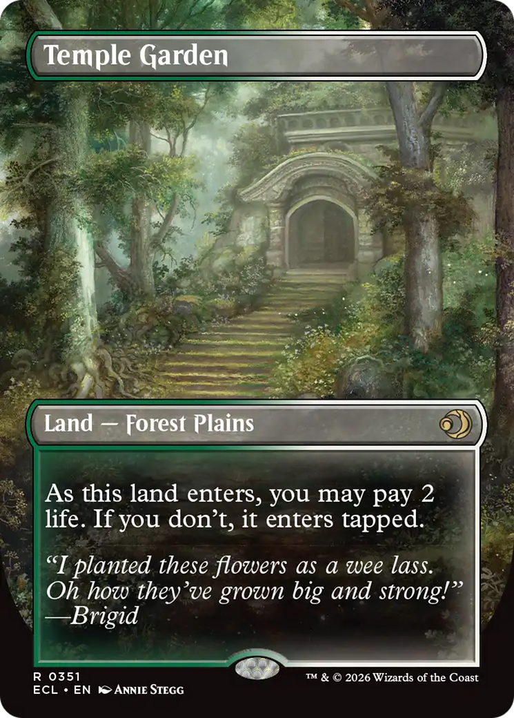 Temple Garden (Borderless) [Lorwyn Eclipsed] | Good Games Cannington