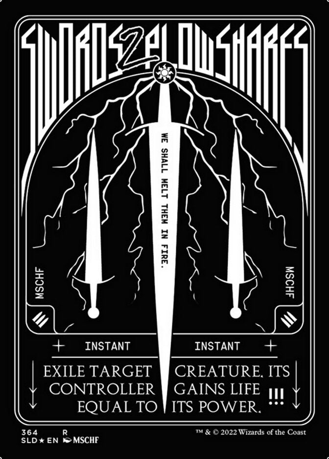 Swords to Plowshares (364) (Foil Etched) [Secret Lair Drop Series] | Good Games Cannington