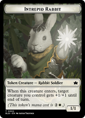 Bat // Intrepid Rabbit Double-Sided Token [Bloomburrow Tokens] | Good Games Cannington
