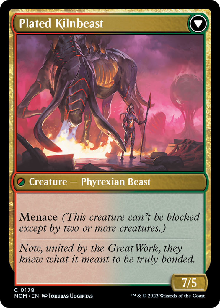Bonded Herdbeast // Plated Kilnbeast [March of the Machine] | Good Games Cannington