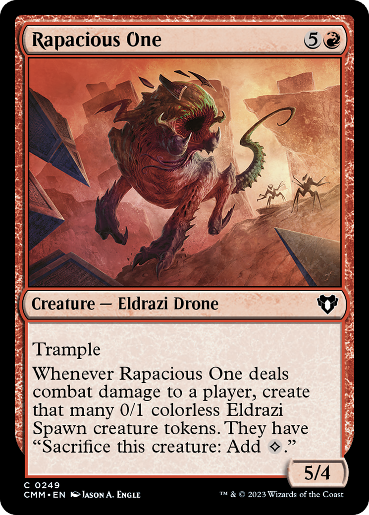 Rapacious One [Commander Masters] | Good Games Cannington