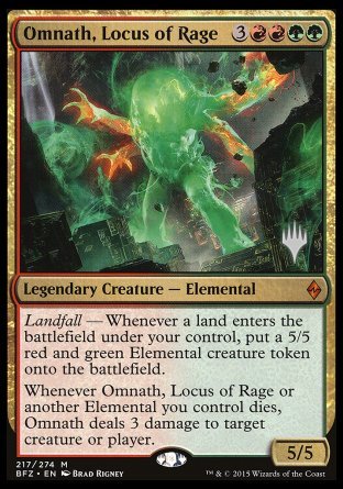 Omnath, Locus of Rage (Promo Pack) [Battle for Zendikar Promos] | Good Games Cannington