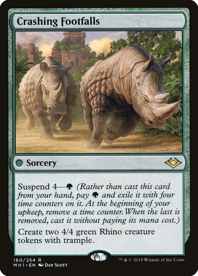Crashing Footfalls [Modern Horizons] | Good Games Cannington