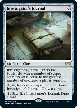 Investigators Journal 258/277 (Innistrad: Crimson Vow)  | Good Games Cannington