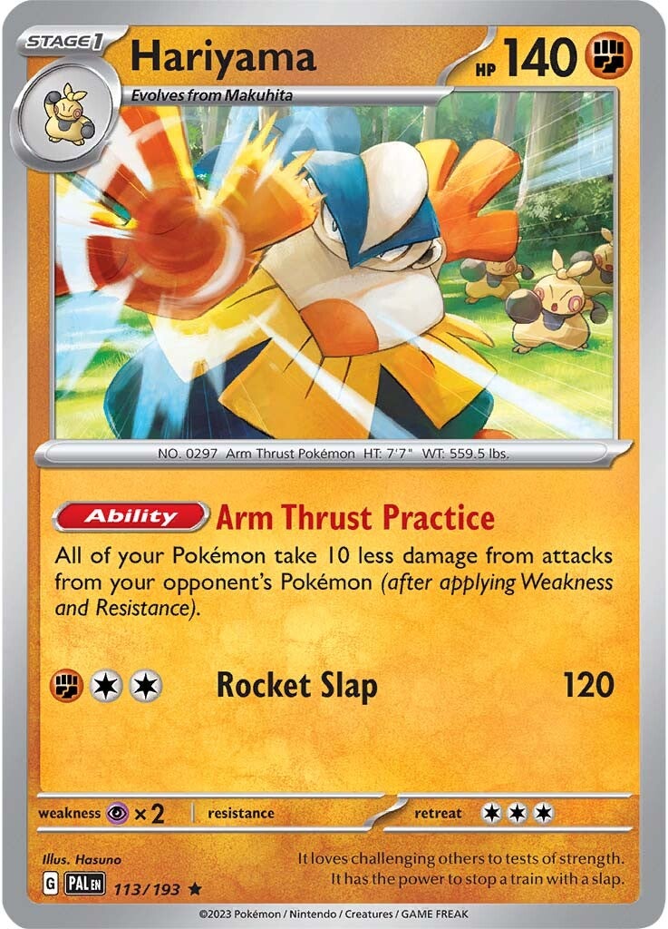 Hariyama (113/193) [Scarlet & Violet: Paldea Evolved] | Good Games Cannington