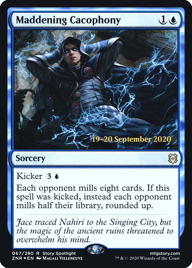 Maddening Cacophony [Zendikar Rising Prerelease Promos] | Good Games Cannington