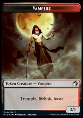Clue // Vampire Double-Sided Token [Innistrad: Midnight Hunt Tokens] | Good Games Cannington