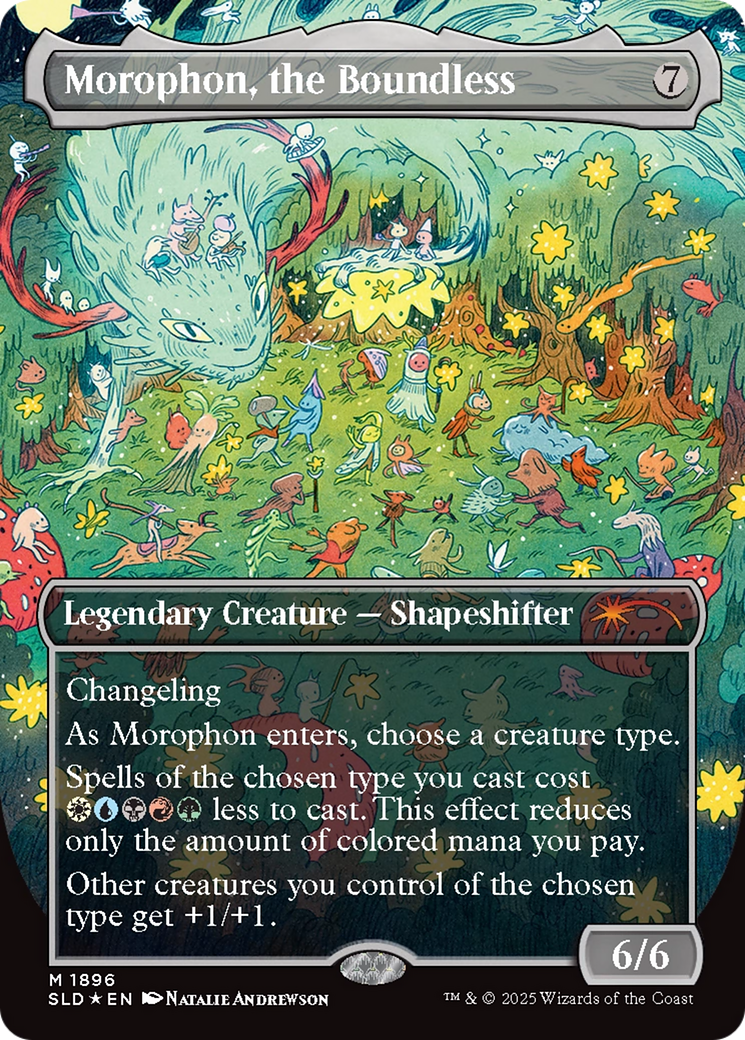 Morophon, the Boundless (Display Commander) - Thick Stock (Double Rainbow Foil) [Secret Lair Drop Series] | Good Games Cannington