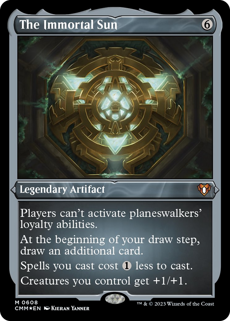 The Immortal Sun (Foil Etched) [Commander Masters] | Good Games Cannington