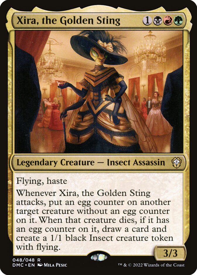 Xira, the Golden Sting 48 (Commander: Dominaria United)  - Foil | Good Games Cannington
