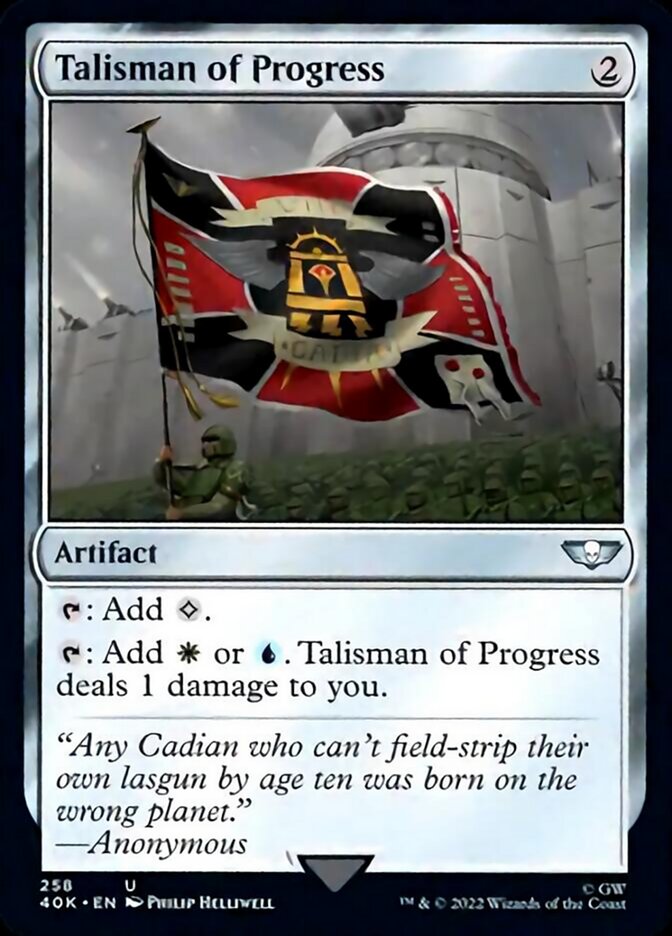 Talisman of Progress (Surge Foil) [Warhammer 40,000] | Good Games Cannington