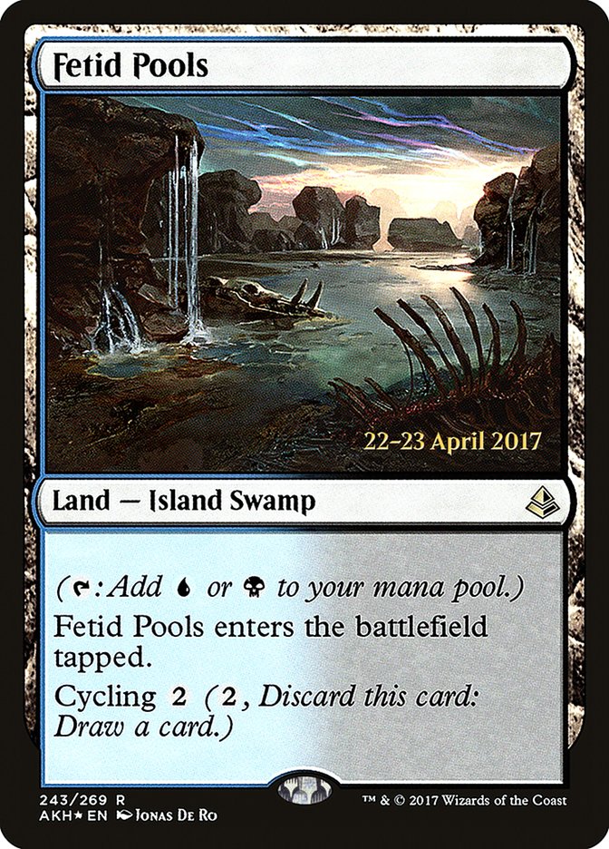 Fetid Pools [Amonkhet Prerelease Promos] | Good Games Cannington