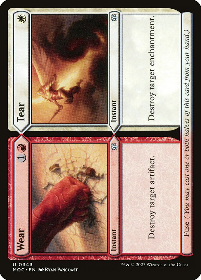Wear // Tear 343/444 (Commander: March of the Machine)  | Good Games Cannington