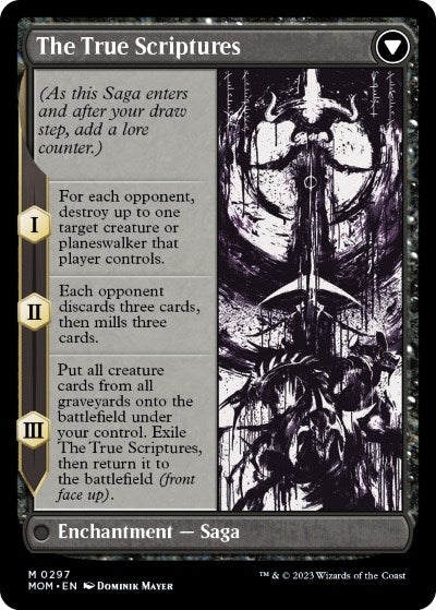 Sheoldred // The True Scriptures (Showcase Planar Booster Fun) [March of the Machine] | Good Games Cannington