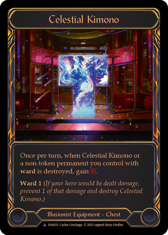 Celestial Kimono (Marvel) [DYN213] (Dynasty)  Cold Foil | Good Games Cannington