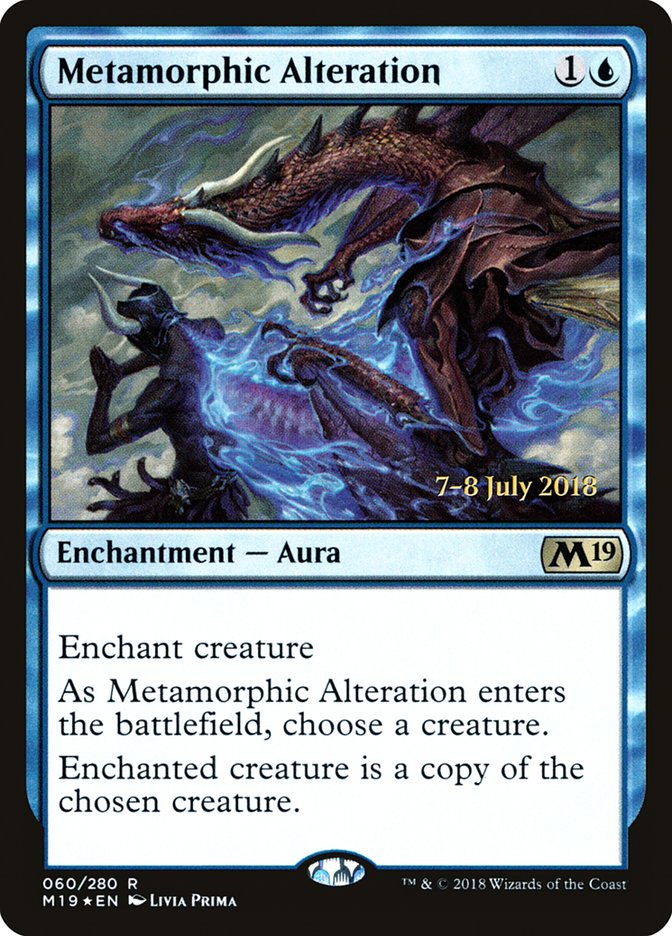 Metamorphic Alteration [Core Set 2019 Prerelease Promos] | Good Games Cannington