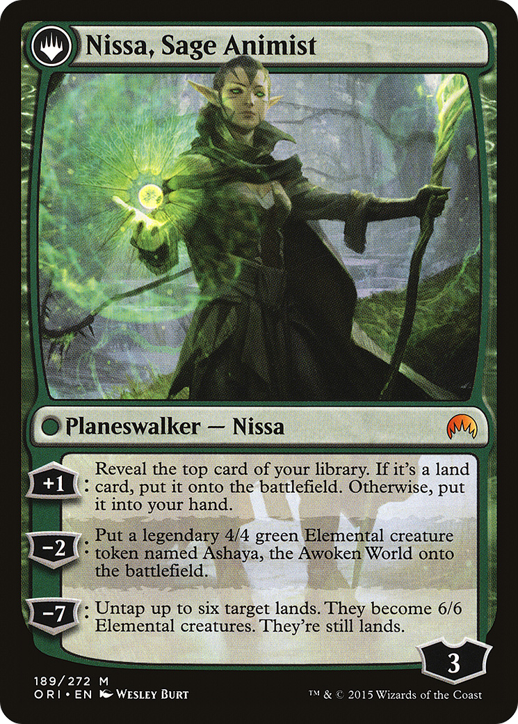 Nissa, Vastwood Seer // Nissa, Sage Animist [Secret Lair: From Cute to Brute] | Good Games Cannington